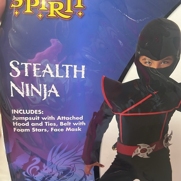 NWT Spirit Stealth Ninja child Large 10-12 - Picture 3 of 3